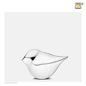 Urnwebshop Zilveren Soulbird Urntje - Meisje (0.04 liter)