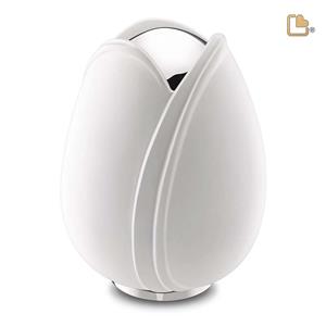 Urnwebshop Grote LoveUrns Tulp Urn Wit (5.3 liter)