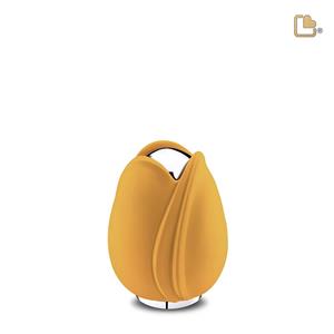 Urnwebshop Mini LoveUrns Tulp Urn Geel (0.1 liter)