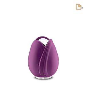 Urnwebshop Mini LoveUrns Tulp Urn Paars (0.1 liter)