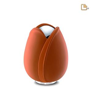 Urnwebshop Kleine LoveUrns Tulp Urn Oranje (0.65 liter)