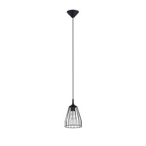 SL.1205 Hängeleuchte leyo E27 1 x 15W Stahl schwarz Ø15cm H:85cm dimmbar - Sollux