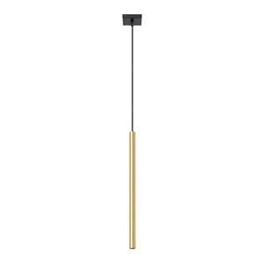 SL.1195 Hängeleuchte pastelo G9 1 x 8W Stahl gold L:8cm B:8cm H:100cm dimmbar - Sollux