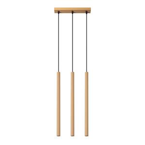SOLLUX SL.1171 Hängeleuchte PASTELO G9 3 x 8W Stahl gold L:30cm B:5cm H:115cm dimmbar