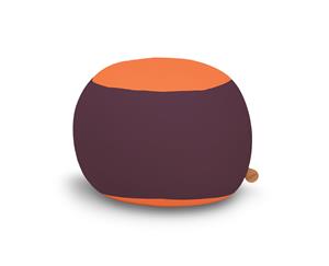 Terapy  Stanley Zitzak - Aubergine / Oranje - 70cm x 70cm x 60cm - Katoen
