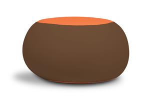 Terapy  Ollie Zitzak - Bruin / Oranje - 100cm x 100cm x 80cm - Katoen