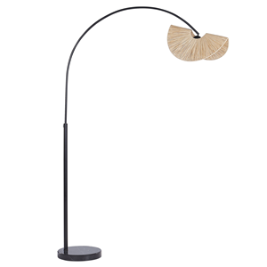 BELIANI Staande lamp naturel HERRON