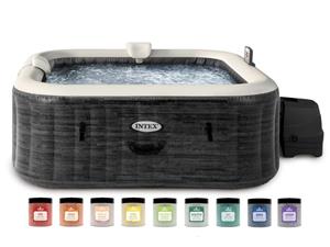 Intex PureSpa Greystone Deluxe + Aquatural Set Aroma Crystals + WiFi