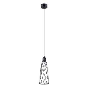 Suba Industrielle Deckenleuchte mit Drahtgestell, Schwarz, 1 x E27 - Sollux