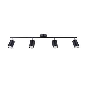 Sollux - SL.1168 Spotleuchte lemmi GU10 4 x 10W Stahl schwarz L:100cm B:24cm H:20cm dimmbar