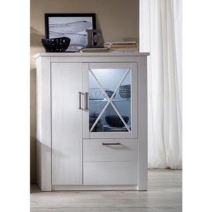 Home affaire Stauraumvitrine "Granada", Diagonale Sprossen