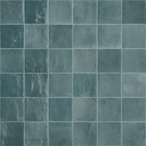 Valence Alivio wandtegel 10x10cm aquamarine glans