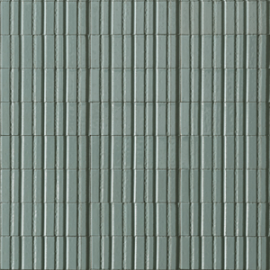 Valence Costela wandtegel ribbel 7.5x20cm turchese glans
