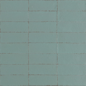 Valence Costela wandtegel 7.5x20cm turchese glans