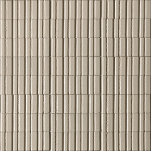 Valence Costela wandtegel ribbel 7.5x20cm mastice glans
