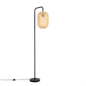 QAZQA Oosterse vloerlamp bamboe - Yvonne