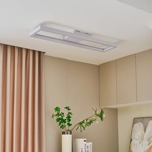 Lucande Smart LED-Deckenleuchte Tjado, weiß, 100cm - weiß