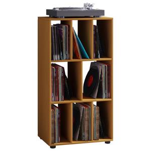 VCM Holz Schallplattenregal Raumteiler LP Medienregal Archivierung Schaltino