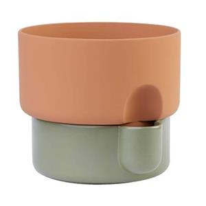 Northern Oasis plantenbak medium Ã20.5 groen|terracotta