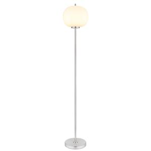 Stehleuchte ¦ silber ¦ Maße (cm): B: 30 H: 160 T: 30  - Möbel Kraft