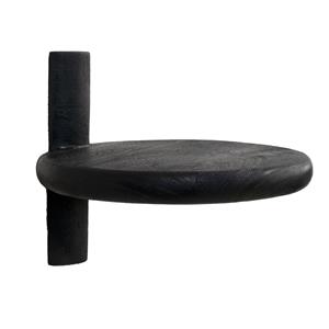 Giga Meubel Wandplank Febe Zwart 25cm - 