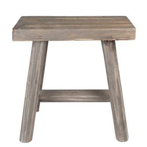 Clayre & Eef Plantentafel 38x18x38 cm Bruin Hout Kruk