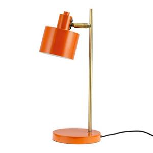 Dyberg Larsen Tafellamp Ocean Oranje/messing Ø11cm E14