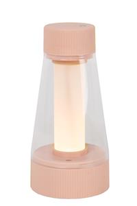 Lucide LORALI - Tafellamp - LED Dimb. - IP44 - 3 StepDim - Roze