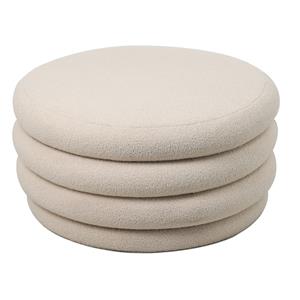 Giga Meubel Poef Gilbert Beige met Opbergruimte - 