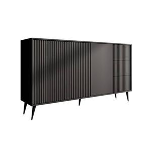 Meubella Dressoir Winq - Antraciet - 180 cm