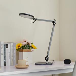 LINDBY Nyxaris LED tafellamp, CCT, grijs