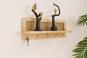Kalune Design Wandplank met haakjes Anja | 