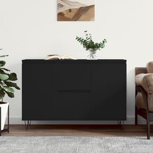 VidaXL Dressoir 104x35x70 cm bewerkt hout zwart