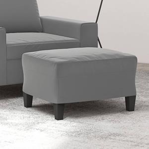 VidaXL Voetenbank 60x50x41 cm microvezelstof donkergrijs