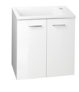 Aqualine Zoja toilet onderkast 50x25x50cm wit