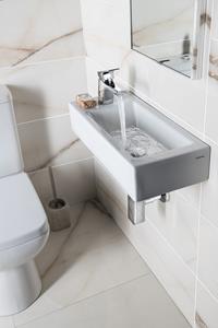 Aqualine Small keramische fontein 50x24.5cm wit glans