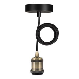 Bailey | Pendelarmatuur Aluminium | Grote fitting E27  | 60W