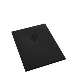 Aco Showerdrain douchevloer - 100x100x3.5cm - lichtgewicht composiet - antislip - mat zwart 914028