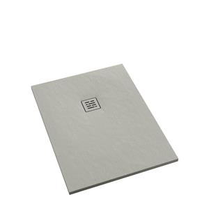 Aco Showerdrain douchevloer - 120x90x3.5cm - lichtgewicht composiet - antislip - beton/beige 913540