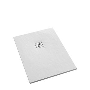 Aco Showerdrain douchevloer - 140x90x3.5cm - lichtgewicht composiet - antislip - mat wit 913410