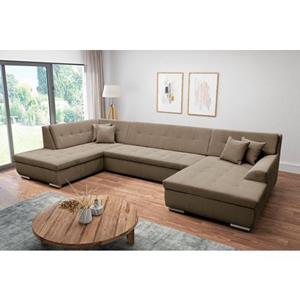 DOMO collection Zithoek Treviso naar keuze met slaapfunctie, ook in cord