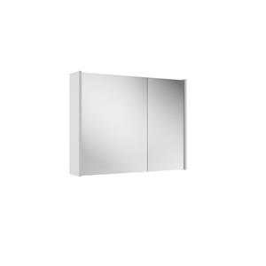 Adema Spiegelkast - 80x63x16cm - inclusief zijpanelen - greige (grijs) SW1212816/SW892637