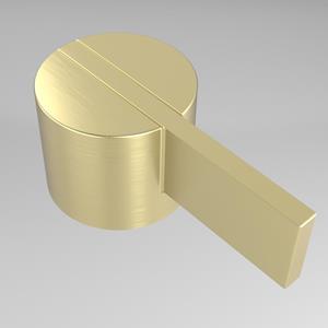 IVY Pact fonteinkraan geschikt voor wandmontage 1/2 aansluiting en inkortbaar, geborsteld mat goud PVD