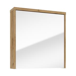 Fontana Basic spiegelkast 60cm met 1 deur warm eiken