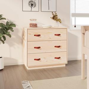 VidaXL Dressoir 80x40x75 cm massief grenenhout