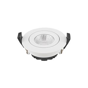 Sigor LED plafondinbouwspot Diled, Ø 8,5 cm, 6 W, Dim-To-Warm, wit