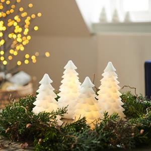 Sirius LED sfeerlamp Carla, boom van witte was 16cm