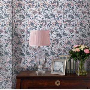 LAURA ASHLEY Vliestapete "Laura Ashley Portia Pale Slate Vliestapete", geblümt, Laura Ashley Portia Pale Slate Vliestapete