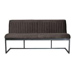 HomingXL Eetkamerbank - Lara - stof Element antraciet 02 - 140 cm
