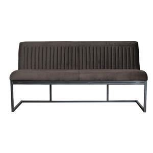 HomingXL Eetkamerbank - Lara - stof Element antraciet 02 - 140 cm